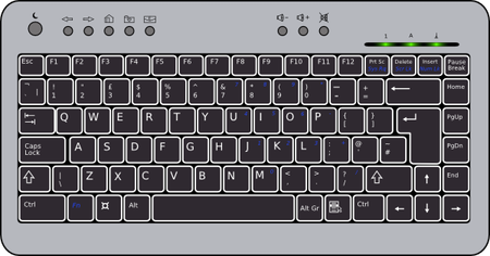 Compact Computer Keyboard