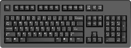 keyboard black