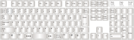 Keyboard Keys Images (日本語キーボード画像)