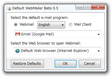 Default WebMailer