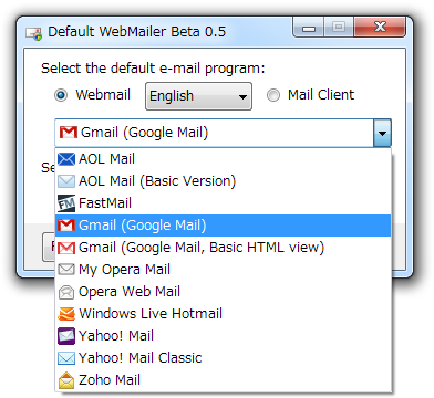 Default WebMailer - Webmails