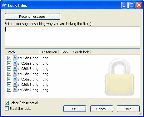 The Locking Dialog