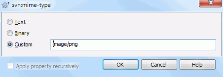 svn:mime-type property page
